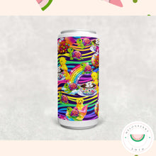 Load image into Gallery viewer, Lisa Frank Zebra Can Cooler, Tumbler or Water Bottle

