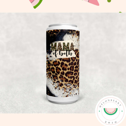 Mama Of Both Can Cooler, Tumbler or Water Bottle