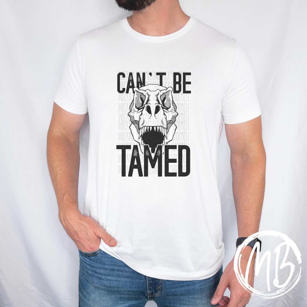 Can't Be Tamed Tee | Jurassic | Movie | Toddler | Youth | Adult |