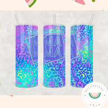 Load image into Gallery viewer, Neon Rainbow Mama Can Cooler, Tumbler or Water Bottle
