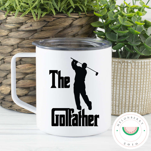 The Golfather Can Cooler, Tumbler or Travel Mug