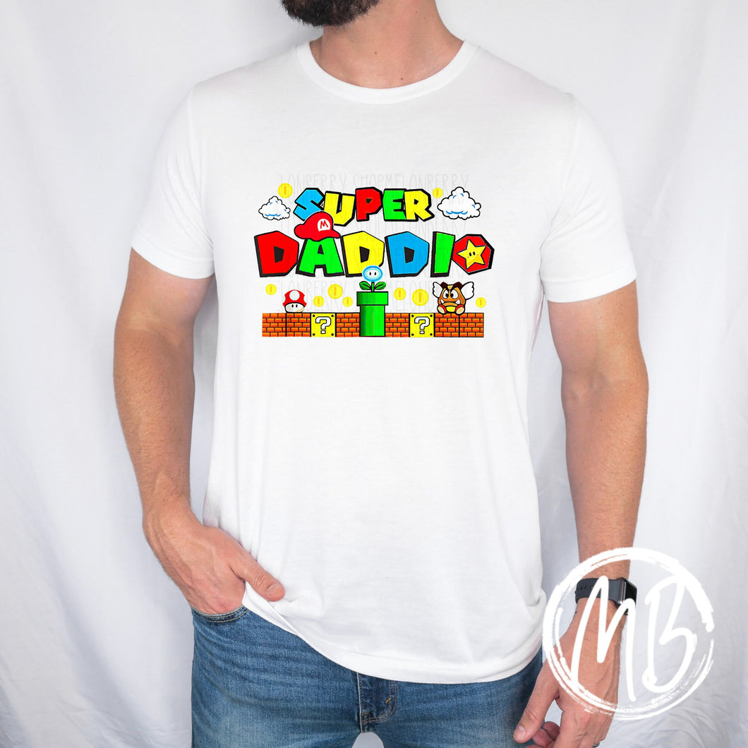 Super Daddio Tee | Dad Life | Video Game | Father's Day |