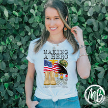 Load image into Gallery viewer, Making a Hero Tank or Tee | Patriotic | 4th of July | Memorial Day | USA |
