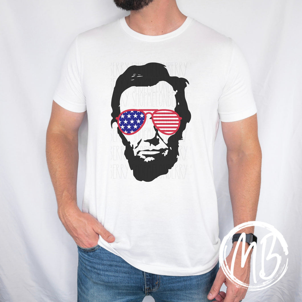 Cool Abe Tee | USA | Patriotic | Memorial Day | 4th of July |