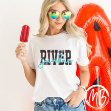 Load image into Gallery viewer, River Junkie Tank or Tee | Summer | Tubing | Boat |
