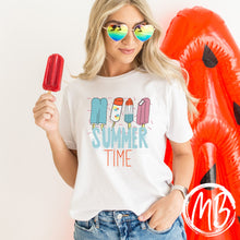 Load image into Gallery viewer, Summer Time Tank or Tee | Summer | Beach | Pool | Popsicle |

