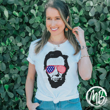 Load image into Gallery viewer, Cool Abe Tank or Tee | Patriotic | 4th of July | USA | Memorial Day |
