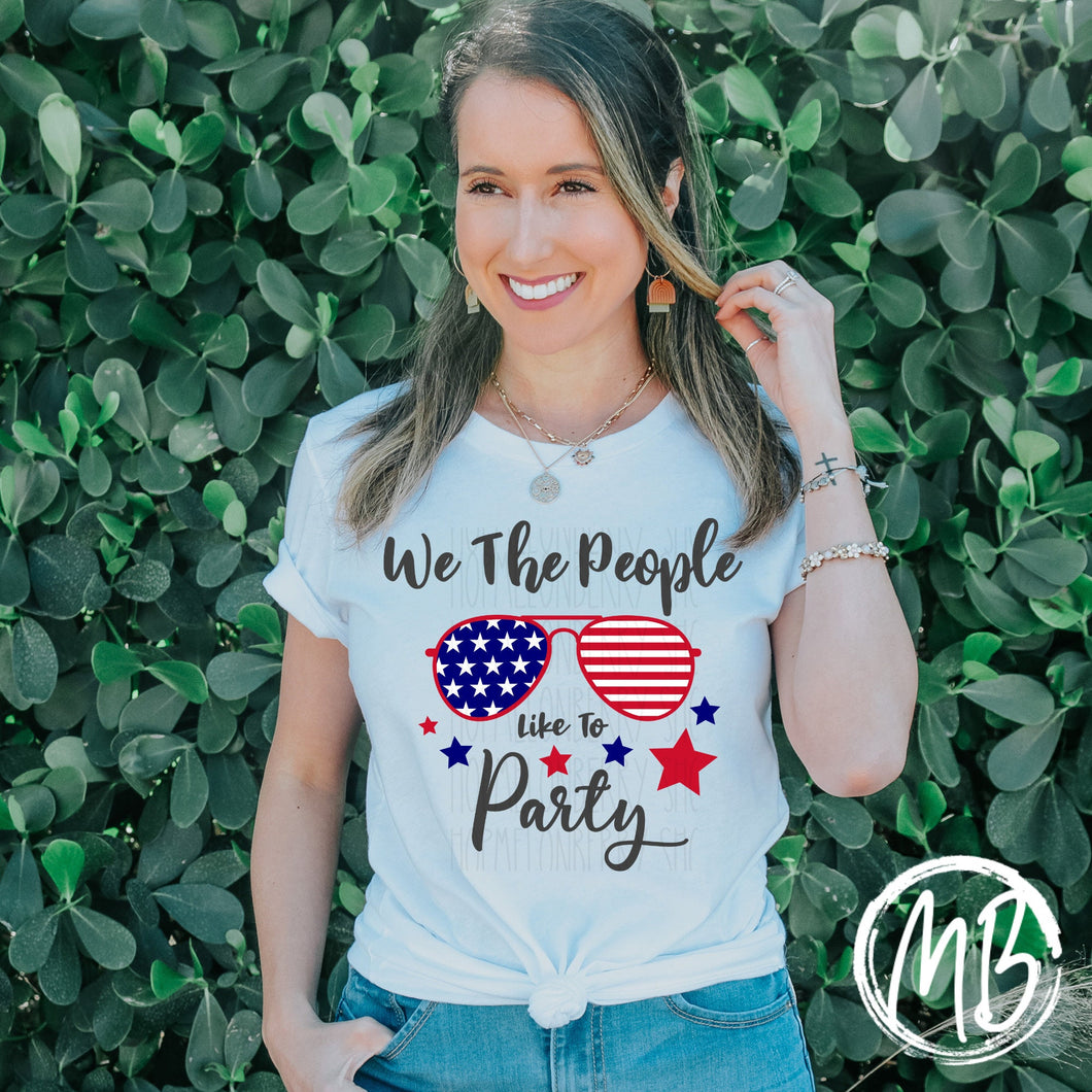 We the People Tank or Tee | Patriotic | 4th of July | Memorial Day | USA |