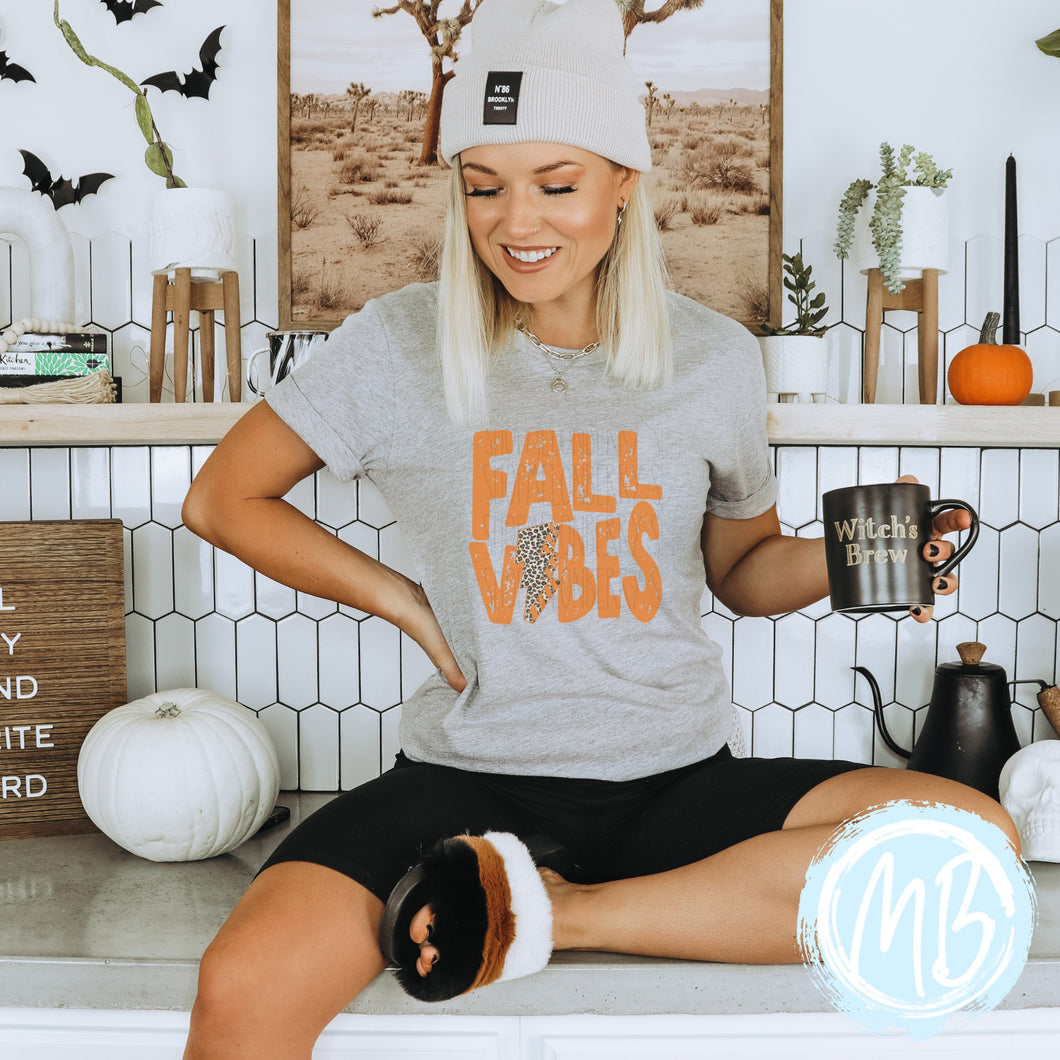 Fall Vibes Tee | Fall | Pumpkin Spice | Women's Tee | Short Sleeve | Long Sleeve |
