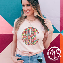 Load image into Gallery viewer, Back to School Monogram Tee | School | Women&#39;s Tee | Men&#39;s Tee | Back-To-School | Youth Tee |
