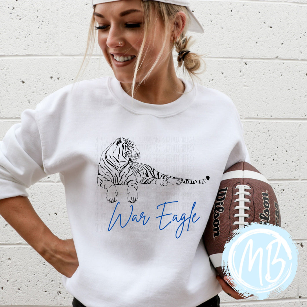 Tiger Sweatshirt | School Spirit | Women's Sweatshirt | Youth Sweatshirt | Football | Alabama