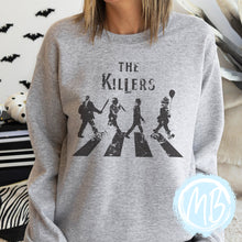 Load image into Gallery viewer, The Killers Sweatshirt | Halloween | Women&#39;s Sweatshirt | Youth Sweatshirt | Fall |
