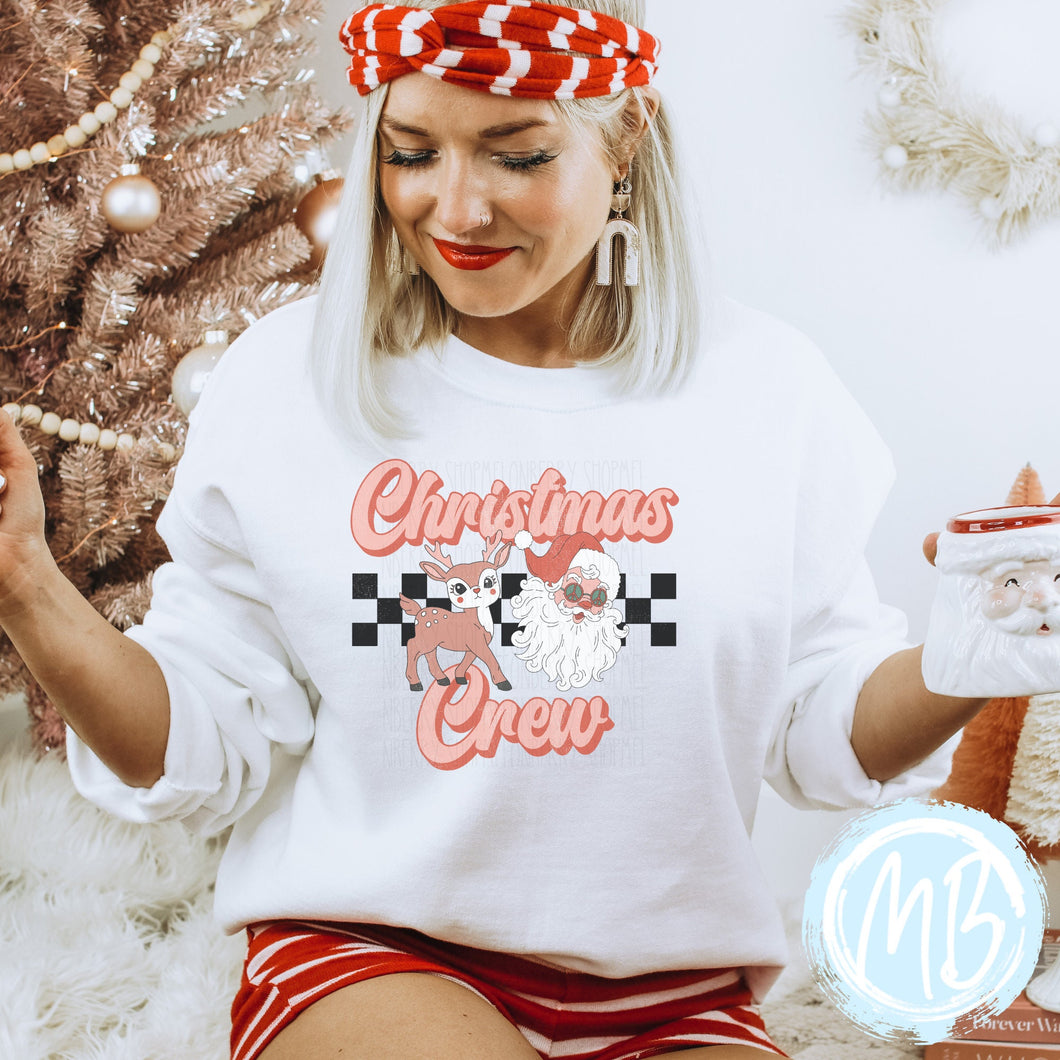 Christmas Crew Sweatshirt | Youth | Women | Christmas | Santa |