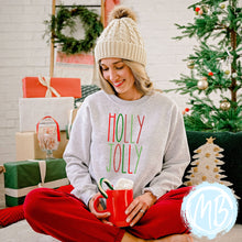 Load image into Gallery viewer, Holly Jolly Sweatshirt | Women | Christmas | Santa |
