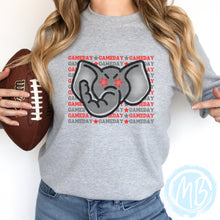 Load image into Gallery viewer, Elephant Gameday Sweatshirt | School Spirit | Women&#39;s Sweatshirt | Youth Sweatshirt | Football | Alabama
