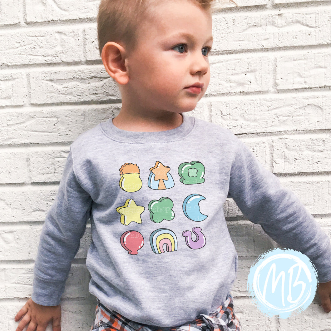 Charms Sweatshirt | Spring | Toddler | Baby | Boy | St. Patrick's Day |