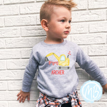 Load image into Gallery viewer, Heart Digger Sweatshirt | Spring | Toddler | Baby | Boy | Valentine&#39;s Day |
