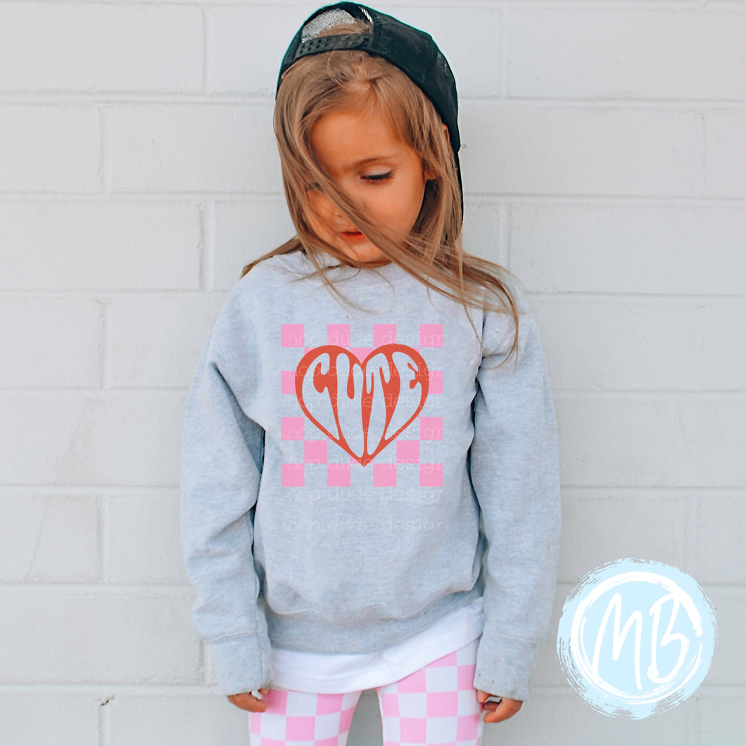 Cute Sweatshirt | Spring | Toddler | Baby | Girl | Valentine's Day |