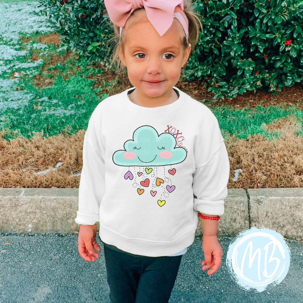 Cloud of Love Sweatshirt | Spring | Toddler | Baby | Girl | Valentine's Day | Youth |