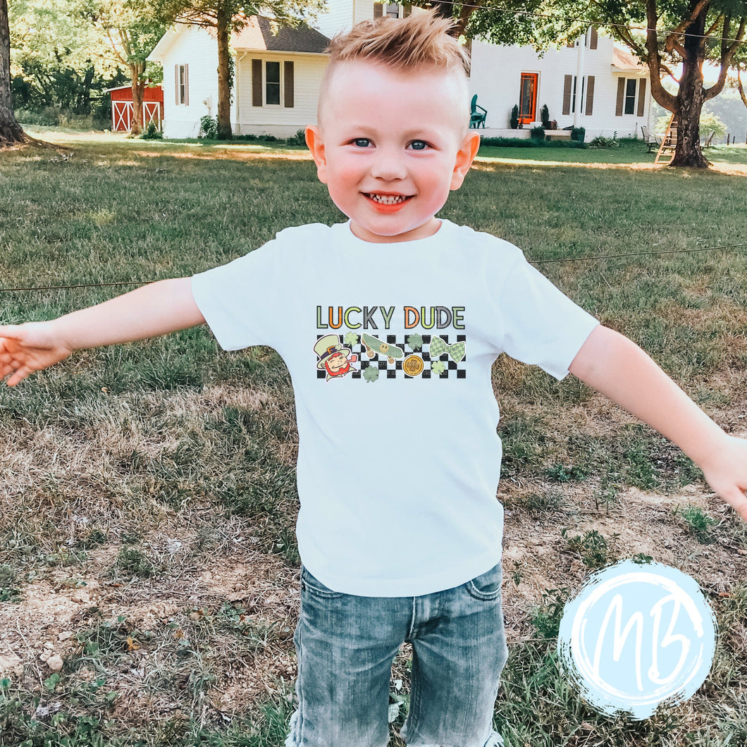 Lucky Dude Tee | Spring | Toddler | Baby | Boy | St. Patrick's Day |