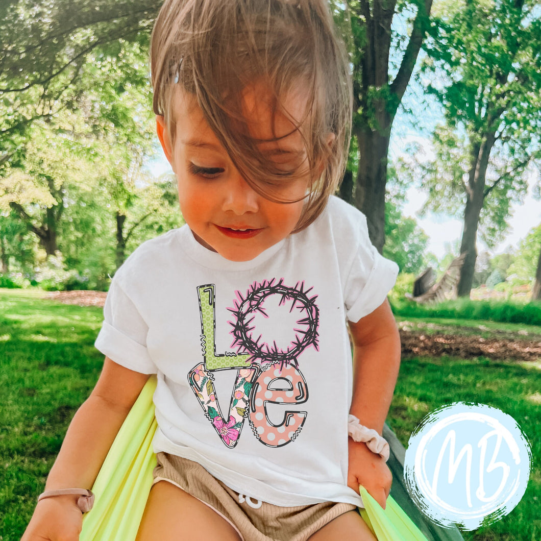 Real Love Tee | Toddler | Baby | Girl | Easter | Youth | Spring |