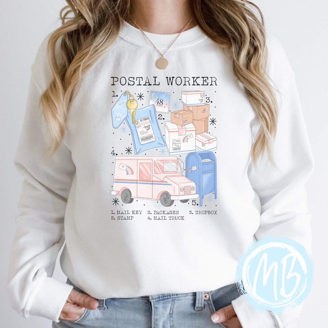 Postal Worker Sweatshirt | Mail | Women's Sweatshirt | Mail Carrier | Postal |