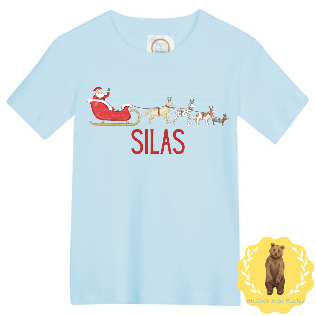 Santa's Helper Tee Shirt | Boys | Short Sleeve | Holiday | Long Sleeve |